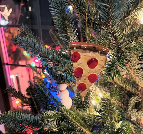 Miniatura 9 de Tree Buddees Slice of Pepperoni - Adorno navideño para pizza