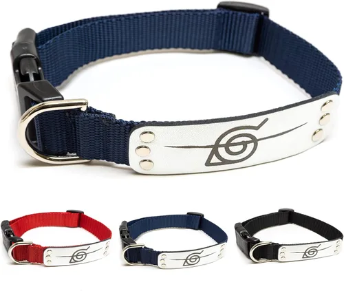 Miniatura 10 de Collar de Perro Naruto para Perros Grandes, Mediano, Collares para Cachorros XS/Pequeños – Collar de Perro de Anime Naruto Shippuden Hidden Leaf