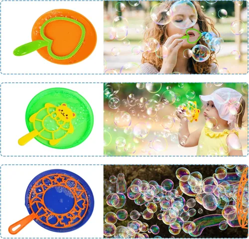 Miniatura 3 de Roberly Juego de 28 varitas de burbujas grandes a granel para niños, actividades al aire libre de verano, regalos de fiesta, juegos de cumpleaños