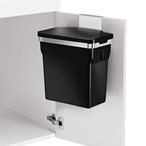 Miniatura 3 de simplehuman, cesto de residuos para gabinete, marco de acero de alto desempeño, de 10 l/2,6 galones