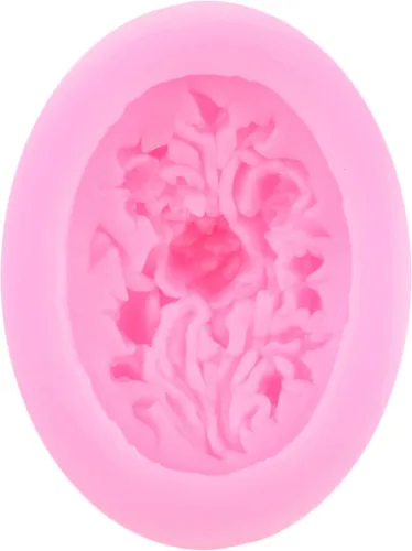 Miniatura 8 de Zixiang Marco de fotos Camafeo Molde de Silicona Molde de Fondant de Flor de Rosa Molde de Señora Avatar Hada Chocolate Molde para Decoración