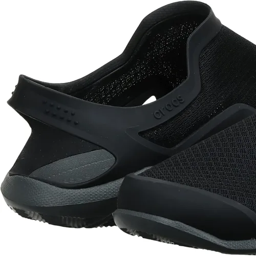Miniatura 4 de Crocs Sandalias de malla Swiftwater para hombre, NegroGris (Slate Grey), 8