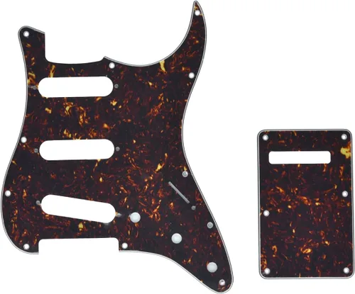 Miniatura 21 de KAISH - Golpeador de 11 agujeros estilo ST/Strat SSS con placa trasera ST y cubierta de trémolo para Stratocaster de EE. UU./México/Strat en perla