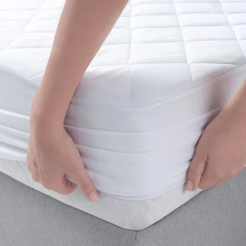 Miniatura 7 de YATAS BEDDING Perle - Protector de colchón acolchado, lavable a máquina y de fácil cuidado, protección y comodidad superiores, parte superior