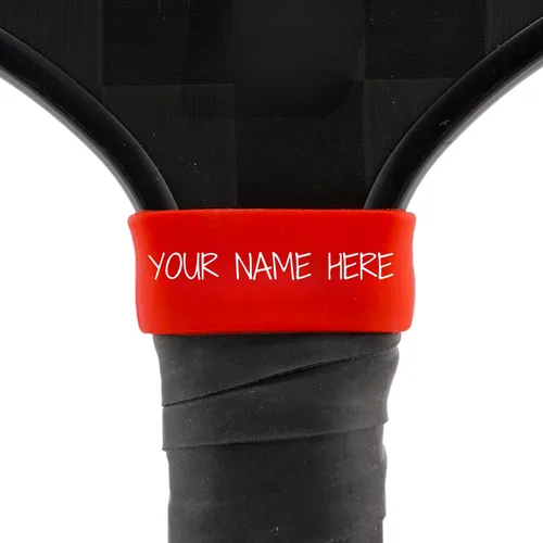 Miniatura 10 de Etiqueta de banda con nombre de paleta de pickleball personalizada, accesorio de agarre personalizado para jugadores, regalos de paleta