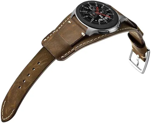 Miniatura 4 de Compatible con Samsung Galaxy Watch 1.811 in/Watch 3 1.772 in/Gear S3 Frontier/Classic/Pebble Time/Garmin Vivoactive 4/Fossil Q/HUAWEI Watch 3 Café