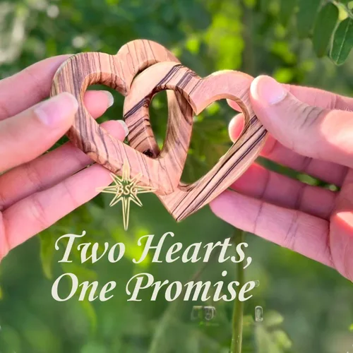 Miniatura 7 de Regalos Personalizados, Corazones de Madera de Oliva, Regalo Personalizado para el Día de San Valentín, Juntos para Siempre, Único y Lindo