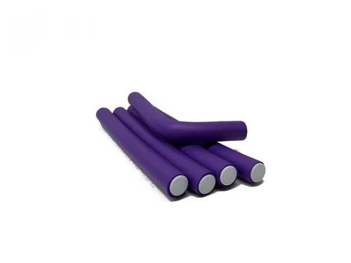 Miniatura 4 de Flex Spongy Rod Rodillos Twist-flex Pro Rizos Rodillo de pelo grande Negro - 5PC