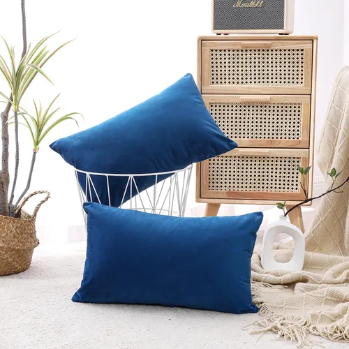 Miniatura 44 de NiNi ALL - Juego de 2 fundas de almohada decorativas de terciopelo, fundas de almohada para sofá, fundas de almohada para dormitorio, sala de estar