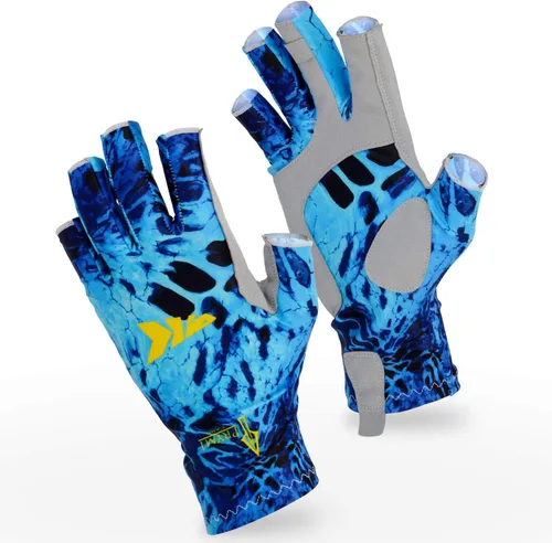 Miniatura 8 de KastKing Sol Armis - Guantes de protección solar UPF50+, guantes de pesca, protección UV, protección solar para exteriores, kayak, remar M