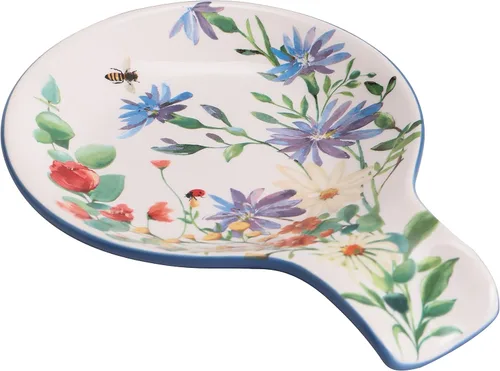 Miniatura 16 de Bico Margret's Garden Soporte de cuchara para estufa, soporte de cuchara de cerámica para encimera de cocina, fácil de limpiar, soporte de cuchara