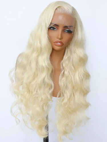 Miniatura 14 de SOKU Peluca negra de encaje frontal de 13 x 6 pulgadas, 32 pulgadas de largo, ligera, línea de cabello prearrancada con abuelitos, encaje suizo
