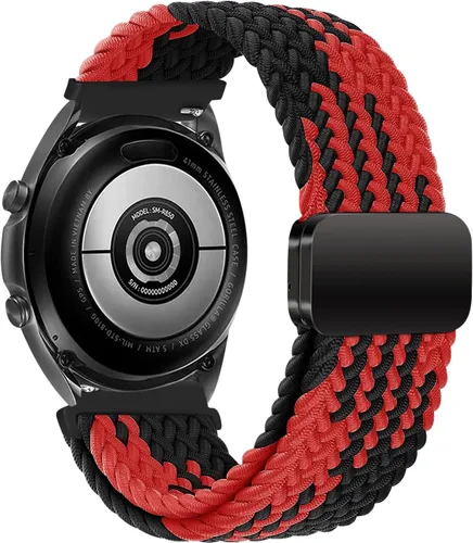 Miniatura 25 de Correa de nailon compatible con Samsung Galaxy Watch 7/6/5/4/FE 1.732 in 1.575 in/Galaxy Watch 5 Pro 1.772 in/Watch 4/6 Classic 1.850 in 1.811 in