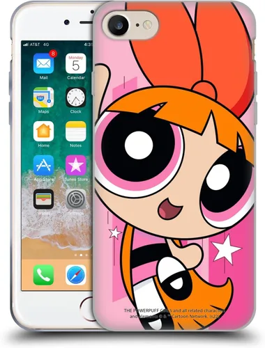 Miniatura 102 de Head Case Designs Funda de gel suave con licencia oficial de The Powerpuff Girls Blossom Graphics compatible con Apple iPhone 7 Plus/iPhone 8 Plus