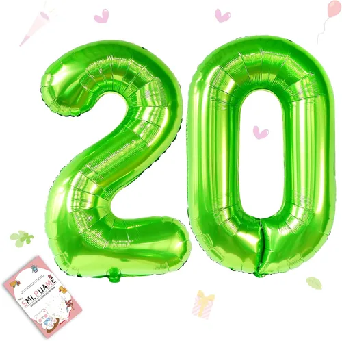Miniatura 27 de Globos de números de 40 pulgadas del 0 al 9 dorados grandes del número 0, globos digitales para suministros de decoración de celebración de fiesta