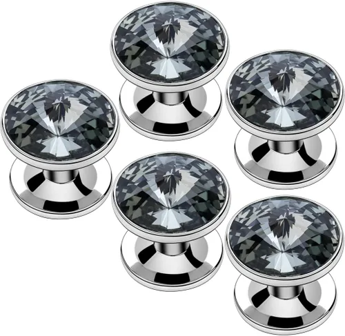 Miniatura 22 de HAWSON Gemelos para hombre con juego de tachuelas de camisa de 4/6 piezas, caja de regalo, joyería para hombre o accesorios para boda, fiesta