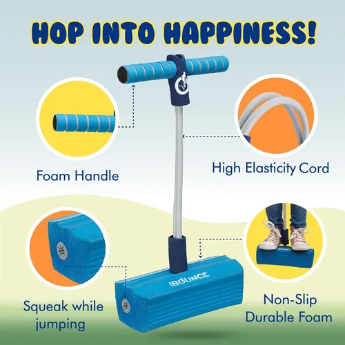 Miniatura 3 de New Bounce Pogo Stick para niños pequeños – Jersey de espuma para edades de 3, 4, 5, 6, 7, 8 años – Juguetes de salto al aire libre – Regalo