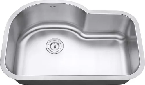 Miniatura 4 de Ruvati RVM4700 Fregadero de Cocina Bajo Encimera de 31.5 Pulgadas - Fregadero de Cocina de Acero Inoxidable Calibre 16 de Un Solo Seno con Acabado