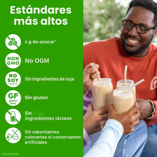 Miniatura 6 de Orgain X Justin's ® Proteína en polvo de mantequilla de nuez vegana orgánica, mantequilla de maní de chocolate, 0.71 oz de proteína vegetal, 0.04 oz