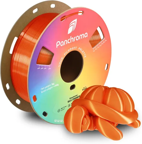 Miniatura 59 de Panchroma - Filamento de impresión 3D de ácido poliláctico (PLA) en degradado de Halloween, naranja, amarillo y magenta, 0.069 in, carrete de 2.2