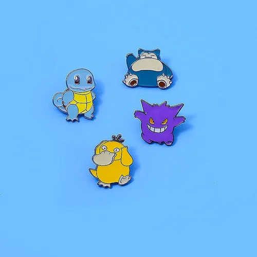 Miniatura 6 de LUKGELYAM Lindos alfileres esmaltados de dibujos animados, broche de solapa para mochila, chaquetas, divertidos alfileres de tigre para regalo