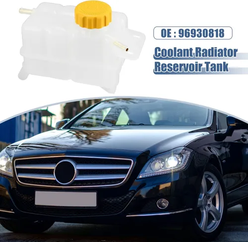 Miniatura 2 de X AUTOHAUX 1 Unidades Refrigerante Radiador Depósito Depósito 96930818 95216944 Refrigerante Desbordamiento Botella con Tapa para Pontiac G3 Base