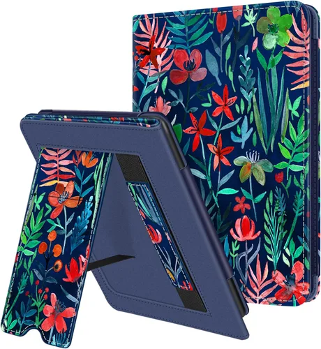 Miniatura 16 de Fintie Funda con soporte para Kindle de 6 pulgadas (11ª generación-2024/2022) - Funda de piel sintética con ranura para tarjeta de encendido y Negro
