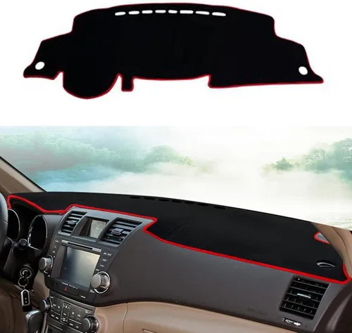 Miniatura 23 de Cubierta de salpicadero para salpicadero, alfombra personalizada para Toyota RAV4 2013 2014 2015 2016 2017 2018 Accesorios antideslizante protector