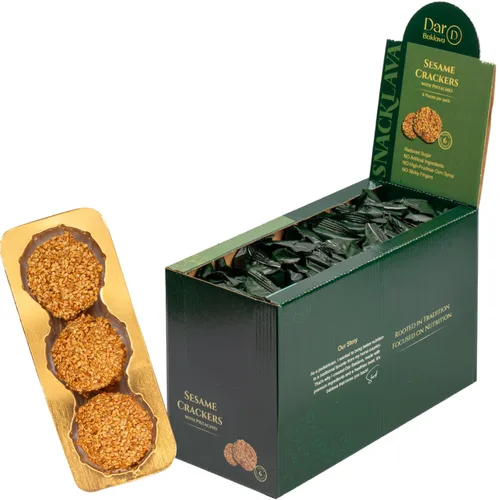 Miniatura 32 de Snacklava Cashew Bird's Nest - Paquete de 6 (24 piezas por paquete) - Sin ingredientes artificiales, colores o conservantes - Pasteles hechos a mano