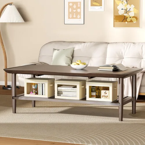 Miniatura 6 de Homsorout Contenedores de almacenamiento con tapas, organizadores pequeños de tela con ventana, contenedores de almacenamiento plegables para ropa