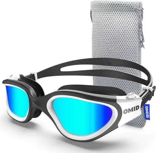 Miniatura 21 de OMID P2 Lite - Gafas de natación cómodas antivaho para hombres, mujeres, adultos y jóvenes Lente B2-azul Marco Blueblack