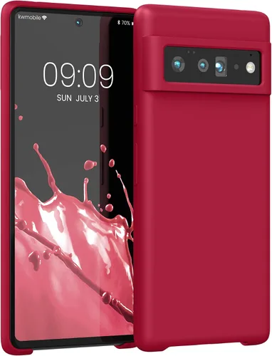 Miniatura 273 de kwmobile Funda Compatible con Google Pixel 6 Pro - Funda de Teléfono de Silicona TPU con Acabado Suave - Azul Caribe