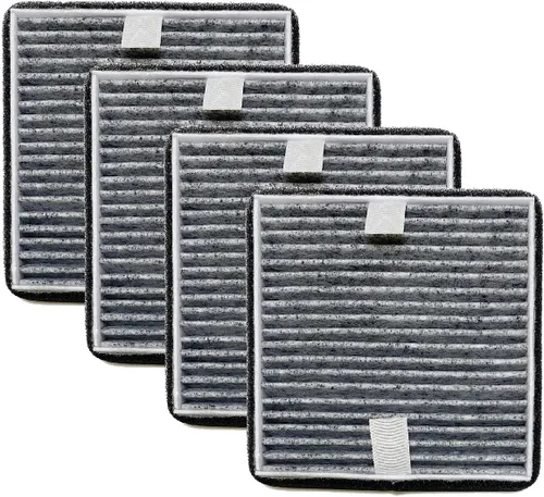 Nispira Filtro de repuesto FRF105 para Febreze FHT150W OdorGrab Limpiador de aire portátil Reductor de olores, HEPA Carbon 4 paquetes