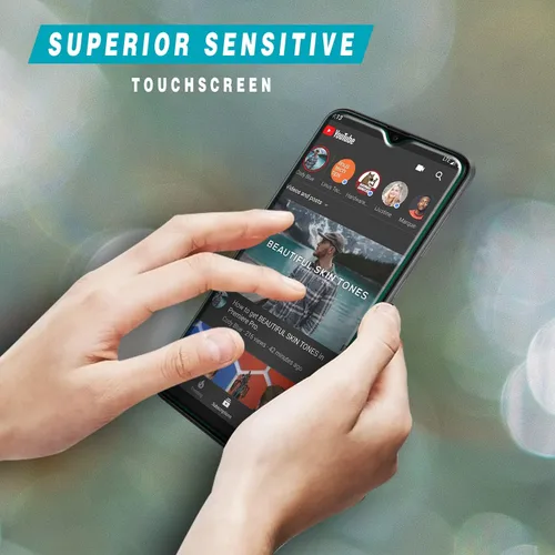 Miniatura 5 de Protector de pantalla para Samsung Galaxy A20, vidrio templado, fácil de instalar, sin burbujas, paquete de 2