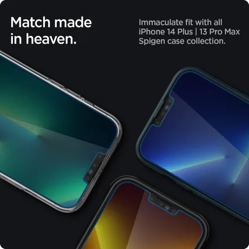 Miniatura 6 de Spigen GlasTR EZ FIT - Protector de pantalla de vidrio templado para iPhone 12 Pro Max, paquete de 2