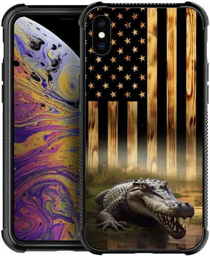 Miniatura 17 de Funda compatible con iPhone XS, funda para niñas y mujeres, cielo azul, flor, luna y mariposa