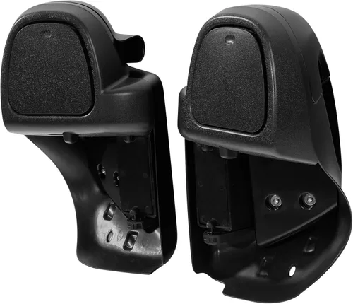 Miniatura 5 de Guantera de carenado de pierna ventilada inferior de mezclilla negra apta para Harley refrigerada por aire Touring Road King Street Glide Road Glide