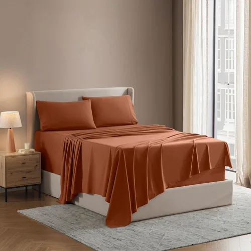 Miniatura 37 de Nestl - Juego de sábanas. Juego de sábanas 1800 con bolsillo profundo – Sábanas de microfibra de doble cepillado lujosas de hotel – Sábana de 07