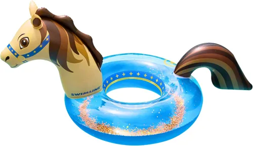 Miniatura 3 de Swimline Anillo de Piscina Azul XL Jumbo – Flotador de Descanso Inflable con Diseño Divertido para Adultos y Adolescentes – Anillo de Vinilo Anillo