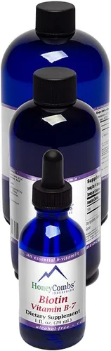 Miniatura 10 de B7 Drops 500% DV Biotina, vitaminas para el cabello y las uñas para mujeres, hombres y niños, líquido de biotina sublingual para una piel saludable
