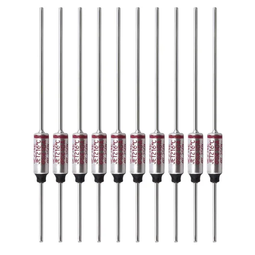 Miniatura 14 de SF119E-121 grados de metal de corte térmico fusible térmico 10A 250 V para transformador de motor eléctrico industrial electrodoméstico 10 unids