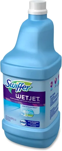 Miniatura 3 de Swiffer FBA_23679CT WetJet Solución Multi Propósito 42.31.25 oz/litros, Multicolor, Aroma Fresco de Ventana Abierta, 42.2 Fl Oz