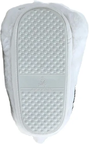 Miniatura 6 de Millffy Pantuflas de invierno para mujer, pantuflas de felpa con diseño de gato cálido