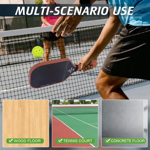 Miniatura 4 de Pickleball Balls 6 Pack 12 Pack- 40 Holes Outdoor Pickleball with Bag, Perfectly Balanced, High Bounce, Crack-Resistance，USAPA Standard - Multiple