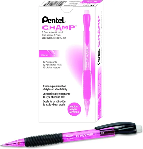 Miniatura 14 de Pentel Champ Starter Set con lápiz automático con plomo, (0.020 in), surtido, paquete de 2 (A2CBP)