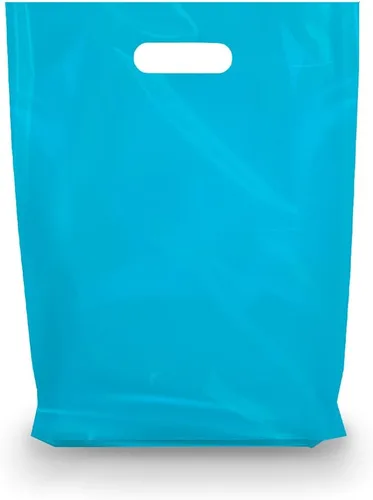 Miniatura 9 de Bolsas de mercancía de plástico MMSBAGS para venta al por menor, con asas troqueladas, fuertes, resistentes al desgarro, diferentes tamaños