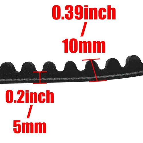 Miniatura 4 de 2 correas de transmisión CVT para motor de 4 tiempos GY6 de 49 cc 50 cc 80 cc GY6 de 4 tiempos, 139QMB 1P39QMB 669-18-30 669 18 30 ATV Scooter Go