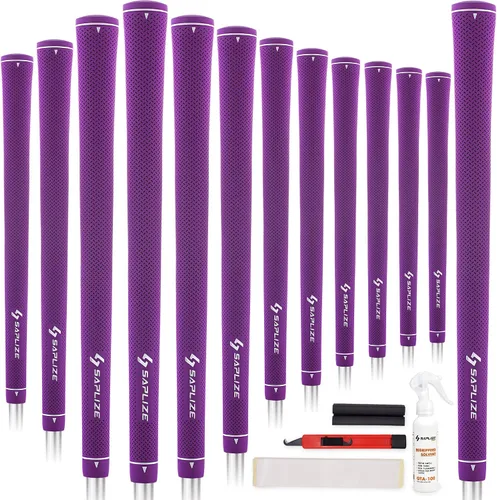 SAPLIZE Puños de golf exclusivos para mujer, diseño cónico optimizado, elegante serie de colores sólidos, suaves, cómodos y absorbentes de golpes,