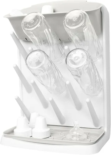 Miniatura 10 de Ubbi Estante de secado vertical de botellas, cepillo para botellas y tapete de secado de microfibra, artículos esenciales para bebés recién nacidos