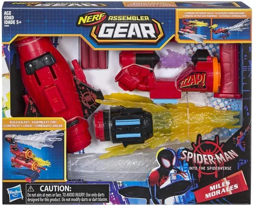 Miniatura 2 de Spider-Man: Into The Spider-Verse Nerf Mile Morales Ensamblador de juguete